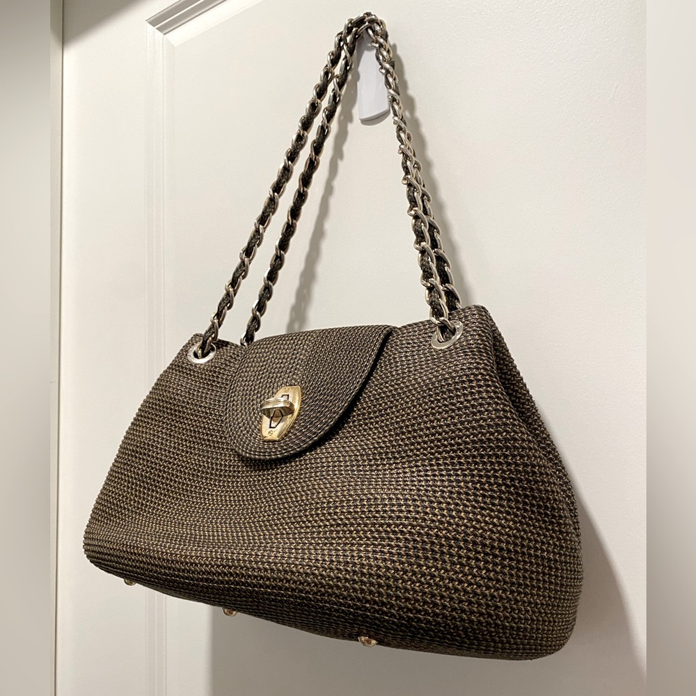 Eric Javits signature Squishee® straw bag